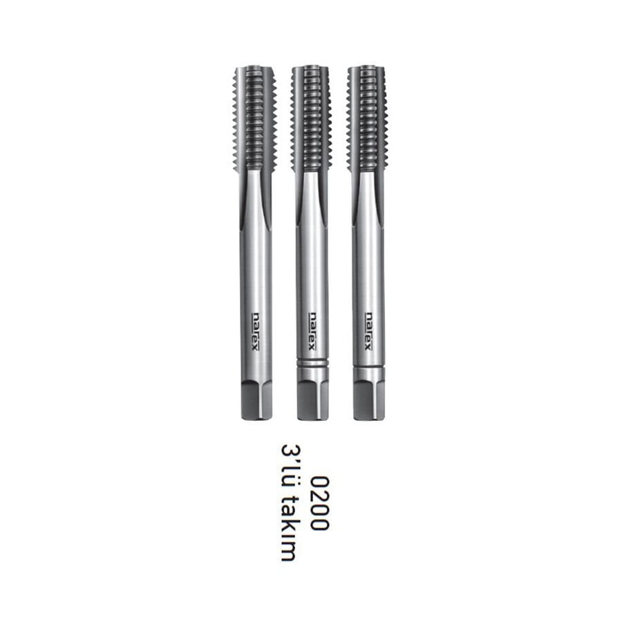 M8 NAREX Kılavuz Takımı DIN352 HSS (0200)