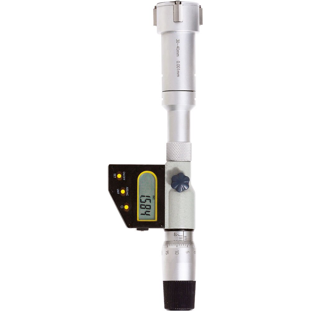 Asimeto Üç Nokta Temaslı İç Çap Mikrometre Dijital 40-50mm
