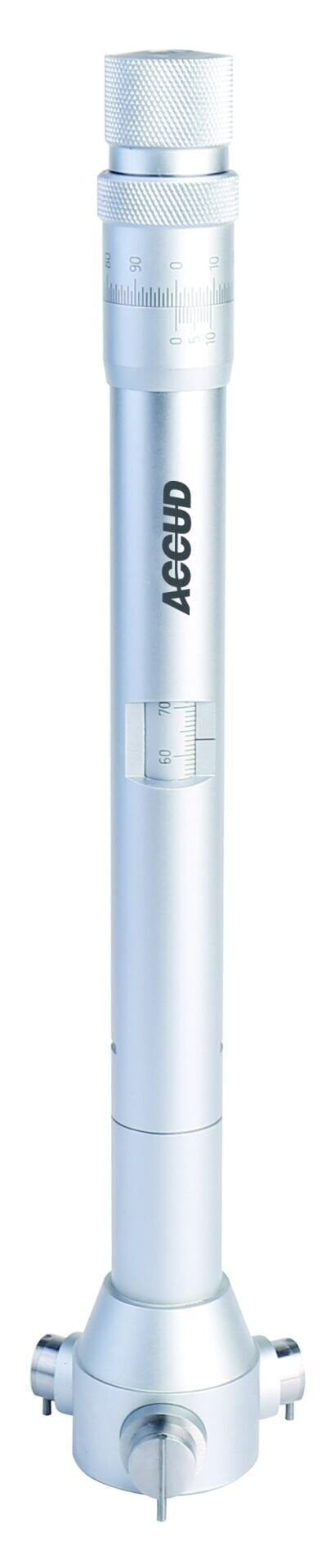 ACCUD Mekanik 3 Nokta Temaslı Geniş Aralıklı İç Çap Mikrometresi 363 Serisi 100-150mm