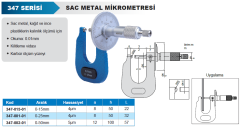 ACCUD Sac Metal Mikrometresi 347 Serisi 0-50mm