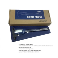 Dasqua 0-150mm Djital Plastik Kumpas 0.01mm 2035-0005