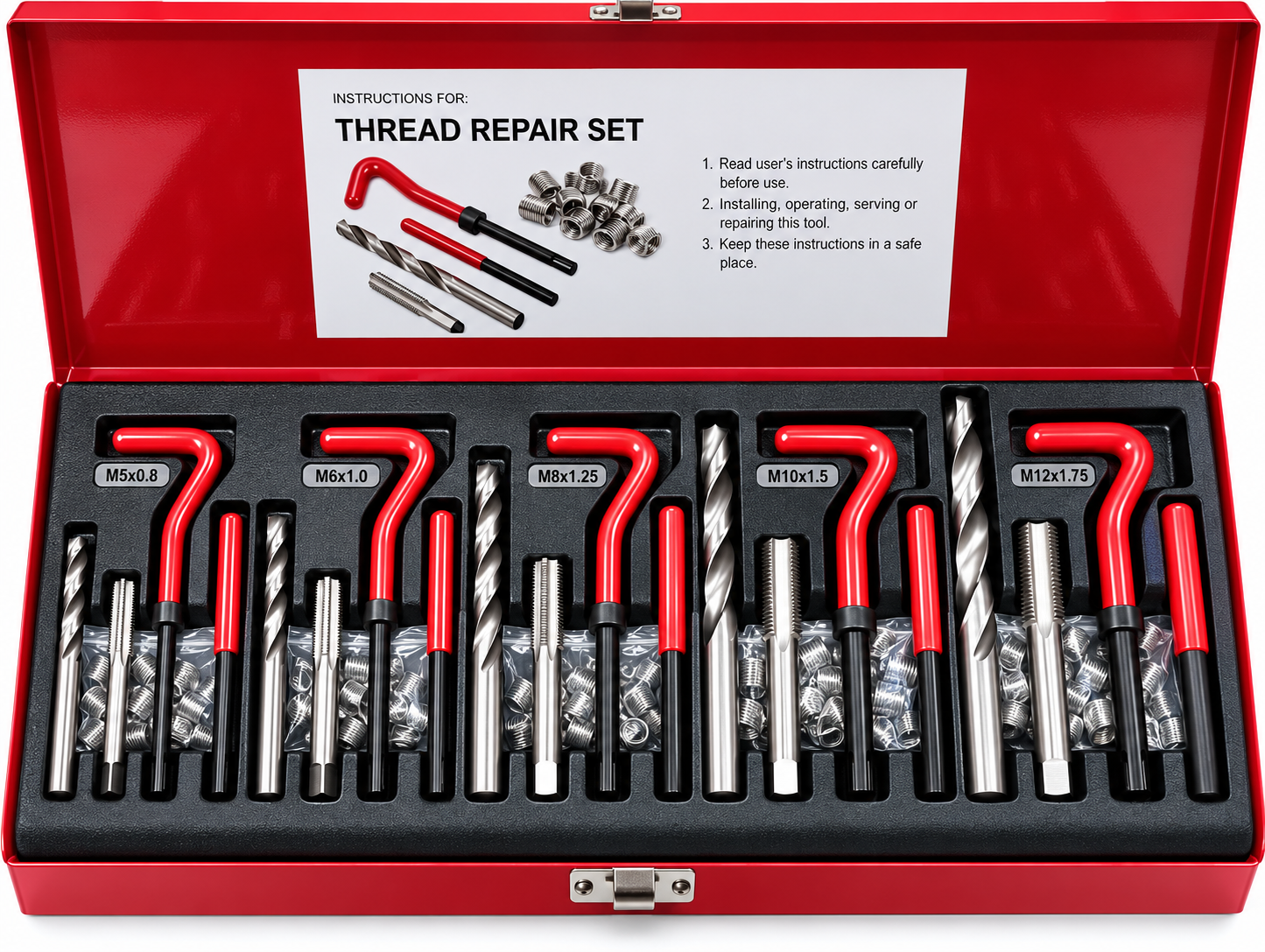 Deco Helicoil Set Diş Tamir Takımı M5 - M12