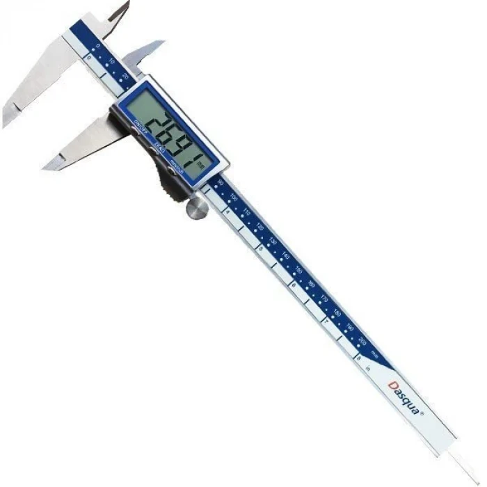 Dasqua 0-150mm Metal Kasa Dijital Kumpas IP54 Suya, Toza Dirençli 2115-2305