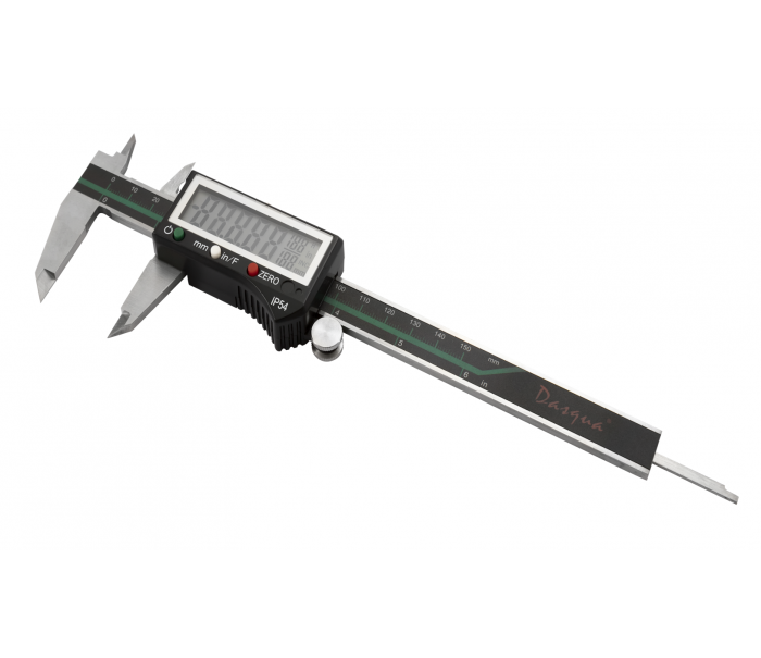 Dasqua 0-150mm LCD Büyük Ekran Dijital Kumpas IP54 Suya, Toza Dirençli 2310-7105