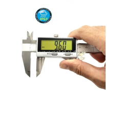 Dasqua 0-150mm LCD Büyük Ekran Dijital Kumpas IP67 Yağa, Suya Dirençli 2610-8105