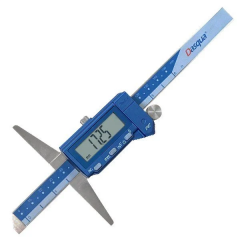 Dasqua 0-200mm Dijital Derinlik Kumpası Pimli IP67 Yağa, Suya Dirençli 2460-1110