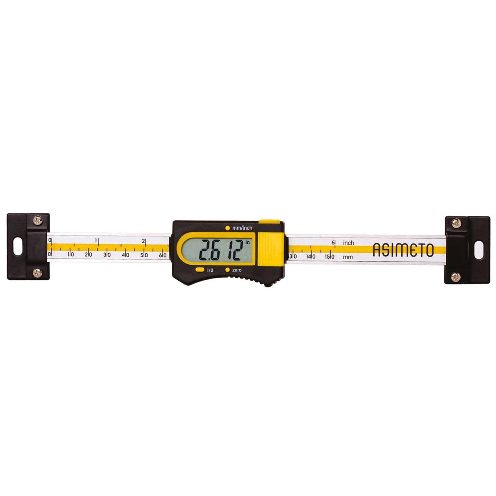 Asimeto Dijital Doğrusal Cetvel 0-200mm Yatay