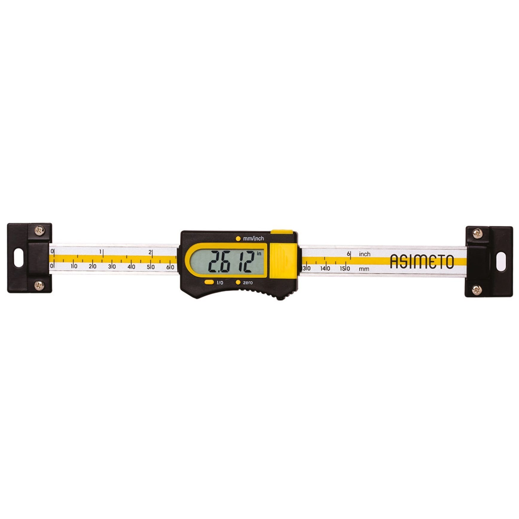 Asimeto Dijital Doğrusal Cetvel 0-150mm Yatay