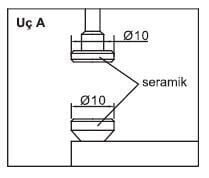 ACCUD Mekanik Kalınlık Komparatörü Yüzeysel Temas 444 Serisi 0-10mm