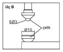 ACCUD Mekanik Kalınlık Komparatörü Noktasal Temas 444 Serisi 0-10mm