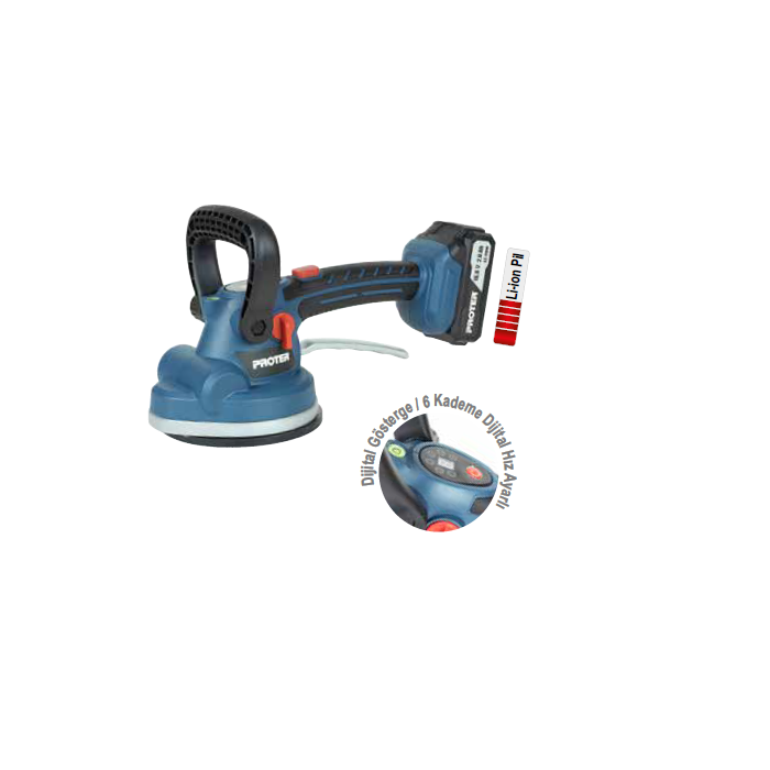 PROTER Vantuzlu Titreşimli Fayans Tokmak PST 215 TF