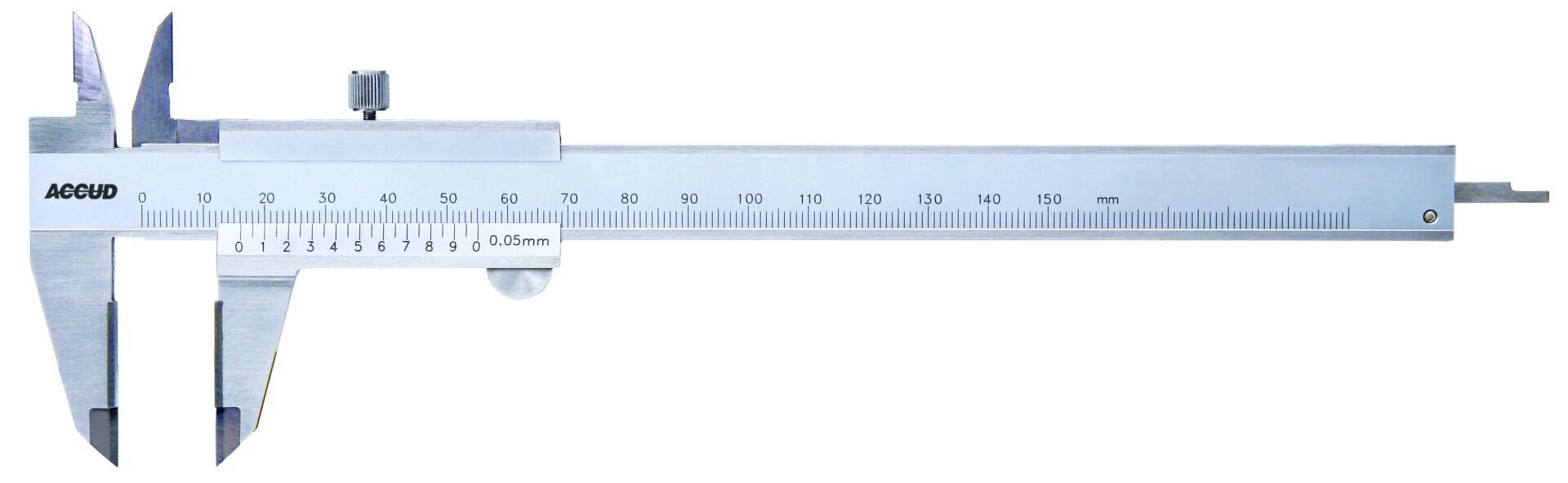 ACCUD Karbür Çeneli Mekanik Kumpas 140 Serisi 0-150mm - 0.05mm