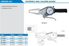 ACCUD Mekanik Dış Çap Kanal Komparatörü 421 Serisi 20-40mm