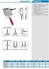 ACCUD Dijital Prob 12.7mm 0.001mm 201 Serisi 4 Pin