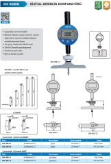 ACCUD Dijital Derinlik Komparatörü 293 Serisi 0-300mm 63x17mm - 0.001mm