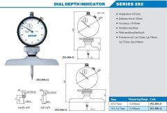 ACCUD Mekanik Derinlik Komparatörü 292 Serisi 101.5x17mm