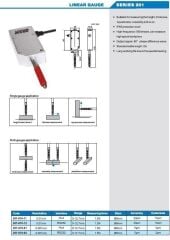 ACCUD Dijital Prob 12.7mm 0.01mm 201 Serisi 4 Pin