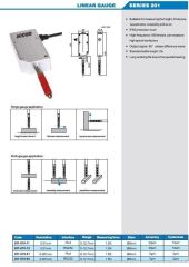 ACCUD Dijital Prob 12.7mm 0.01mm 201 Serisi 4 Pin