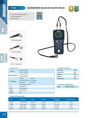 ACCUD ST 200 Ultrasonik Kalınlık Ölçüm Cihazı