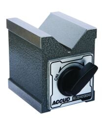 ACCUD Manyetik V Blok Tek 70x60x73mm