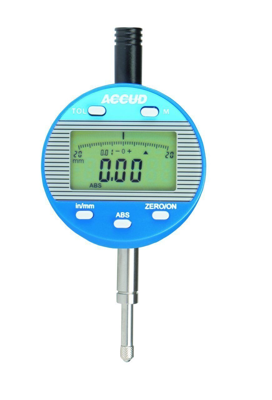 ACCUD Dijital Komparatör Saati 211 Serisi 0.001mm / 0.00005'' - 12.7mm / 0.5''