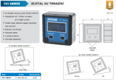ACCUD Dijital Su Terazisi 721 Serisi