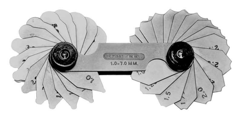 KRISTEEL 7.5 - 15 mm Radius Mastarı