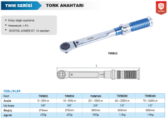 ACCUD Tork Anahtarı TWM Serisi 70-340N.m