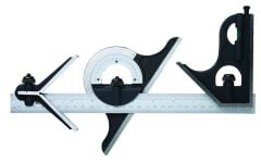 ACCUD Kombine Açı Ölçer-Gönye Seti