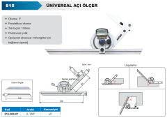 ACCUD Üniversal Açı Ölçer 815 Serisi