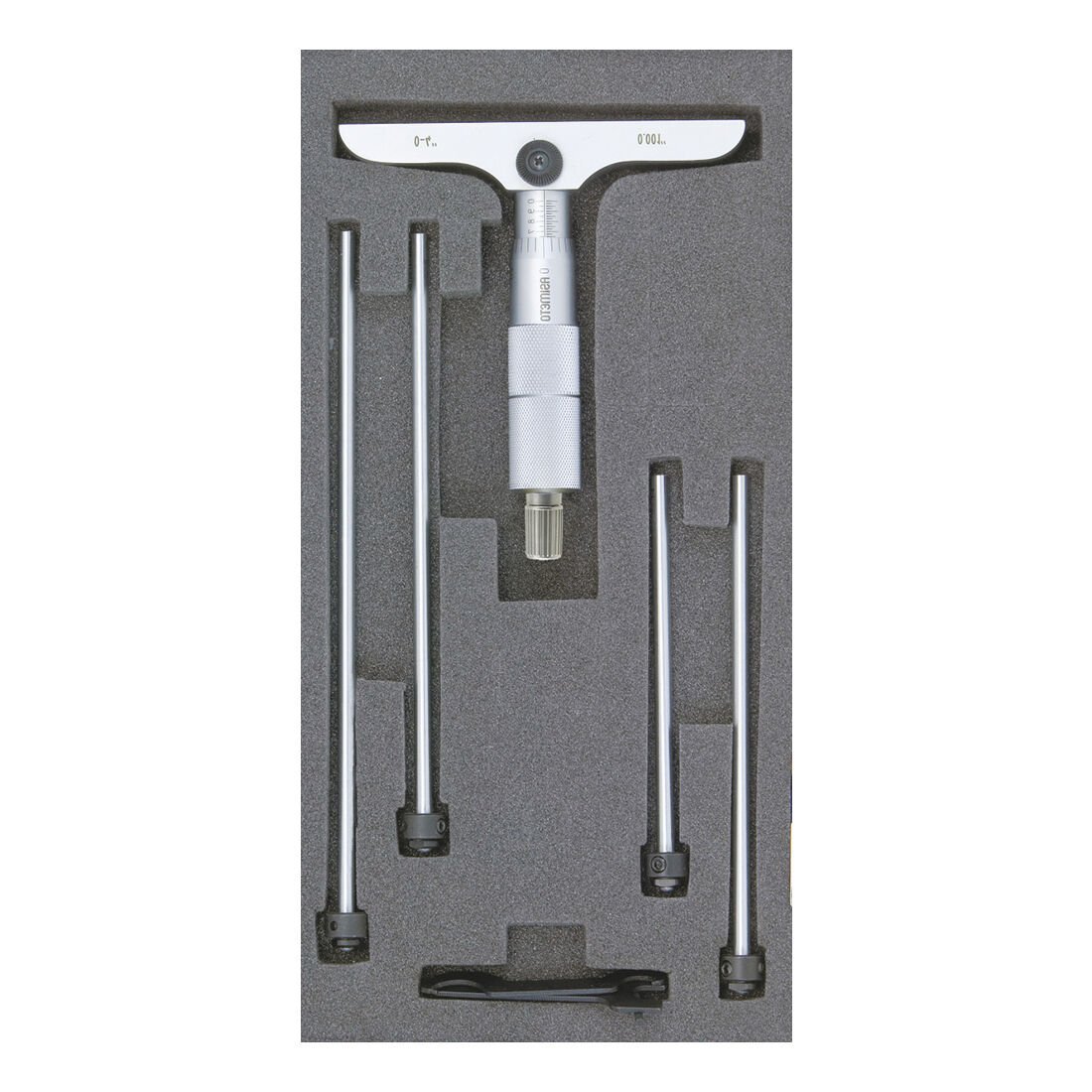 Asimeto Derinlik Mikrometresi 0-150mm