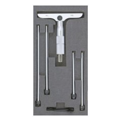 Asimeto Derinlik Mikrometresi 0-100mm