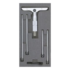 Asimeto Derinlik Mikrometresi 0-100mm