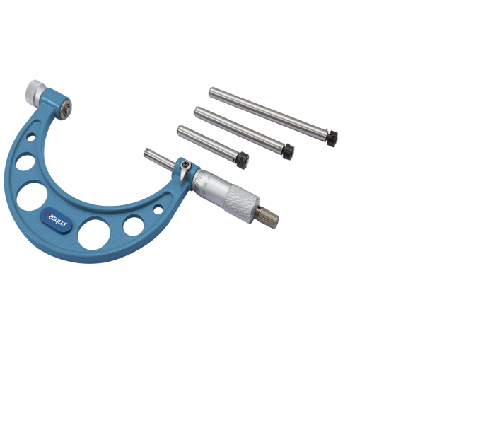 Dasqua 800-900mm Değiştirilebilir Uçlu Mekanik Dış Çap Mikrometre 0.01mm 4801-0012