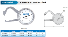 ACCUD Mekanik Kalınlık Komparatörü 0-10mm L=60mm