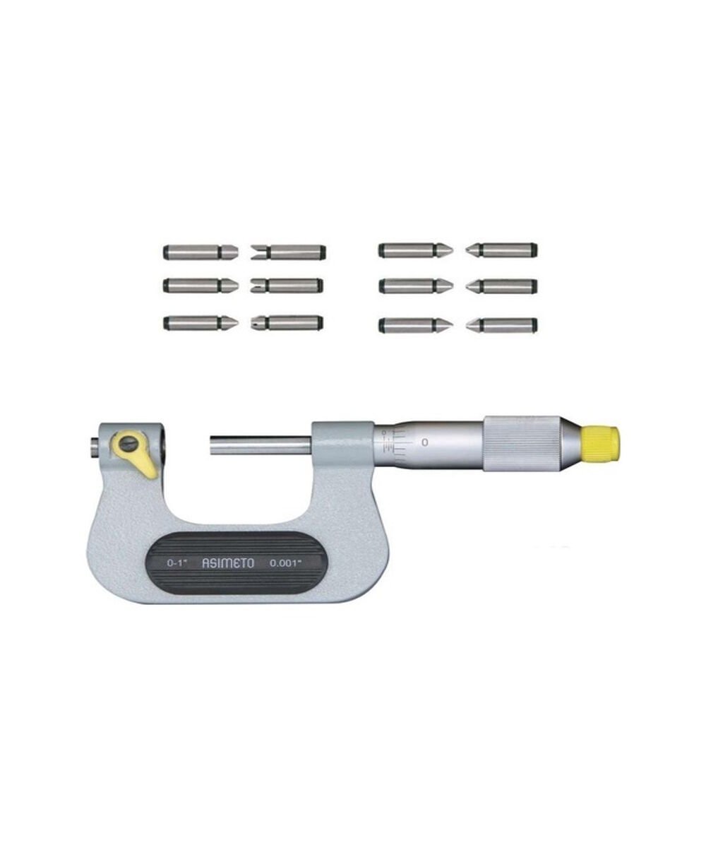 Asimeto Vida Mikrometresi 0-25mm