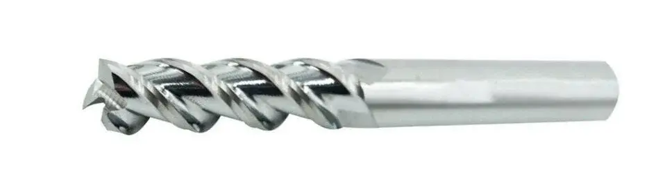 10mm Uzun 3 Ağız Alüminyum Karbür Freze BOY:100mm Eric