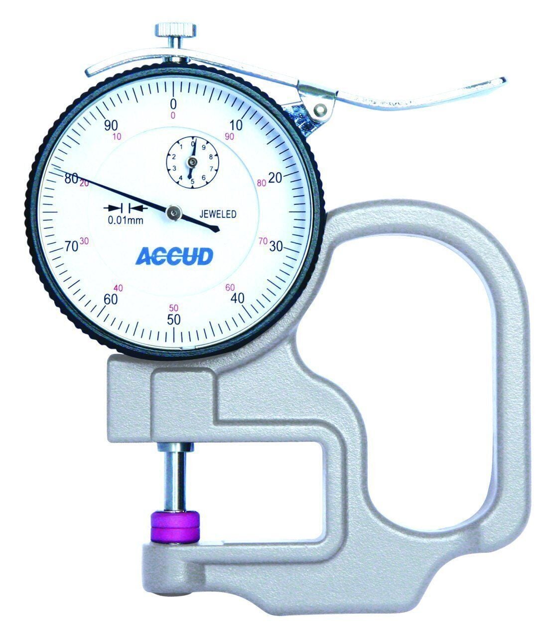 ACCUD Mekanik Kalınlık Komparatörü 0-10mm Noktasal Temas