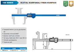 ACCUD Dijital Kampanalı Fren Kumpası 158 Serisi 0-300mm