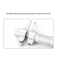 Dasqua 25-50mm Mekanik İç Çap Mikrometre 0.01mm Karbür Ağızlı 4911-8110