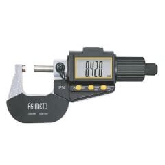 Asimeto IP54 Dijital Dış Çap Mikrometre 125-150mm