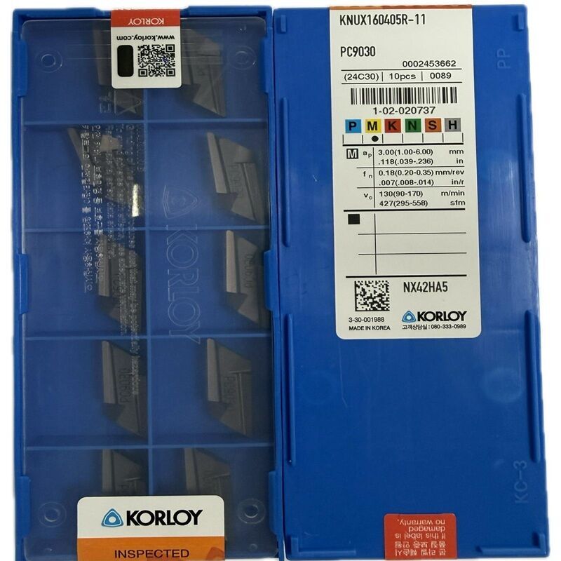 KORLOY KNUX 160405R-11 PC 9030 ELMAS UÇ SAĞ (10 ADET )