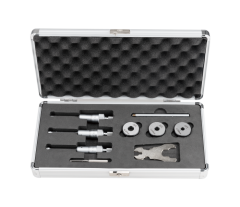 Dasqua 50-100mm Mekanik 3 Ayaklı İç Çap Mikrometre Seti 0.005mm 4411-3220