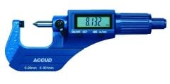 ACCUD Dijital Kenar Yüksekliği Mikrometresi 319 Serisi 0-20mm