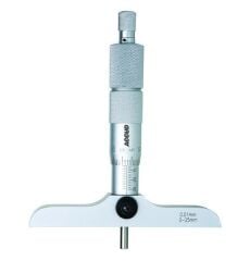 ACCUD Derinlik Mikrometresi 392 Serisi 0-25 mm - 63x17mm