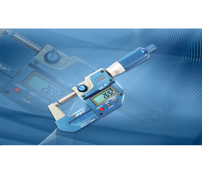 Dasqua 0-25mm Dijital Dış Çap Mikrometre IP65 Yağa, Suya Dirençli 0.001mm 4410-1105-A