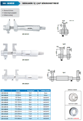 ACCUD Mekanik İç Çap Mikrometresi 351 Serisi 200-225mm
