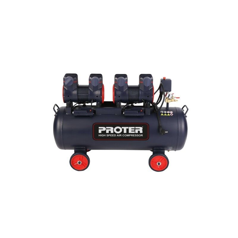 PROTER 100 Litre Hızlı Yağsız Hava Kompresörü PR 104 HZ
