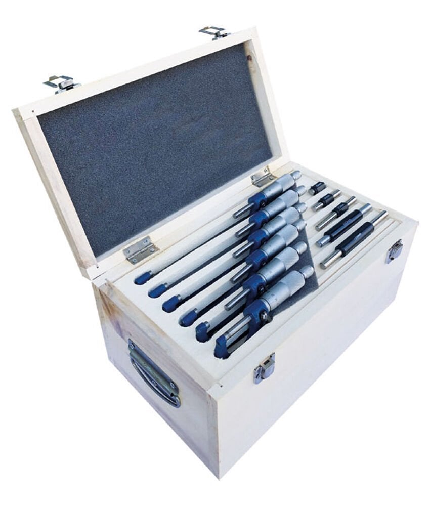 PLD 0-150mm 6 Parça Ekonomik Tip Mikrometre Seti