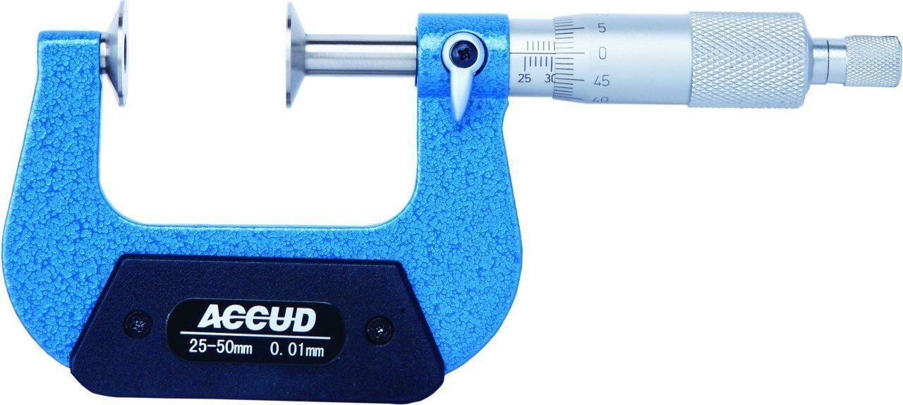 ACCUD Mekanik Disk Uçlu Mikrometre 342 Serisi 25-50 mm